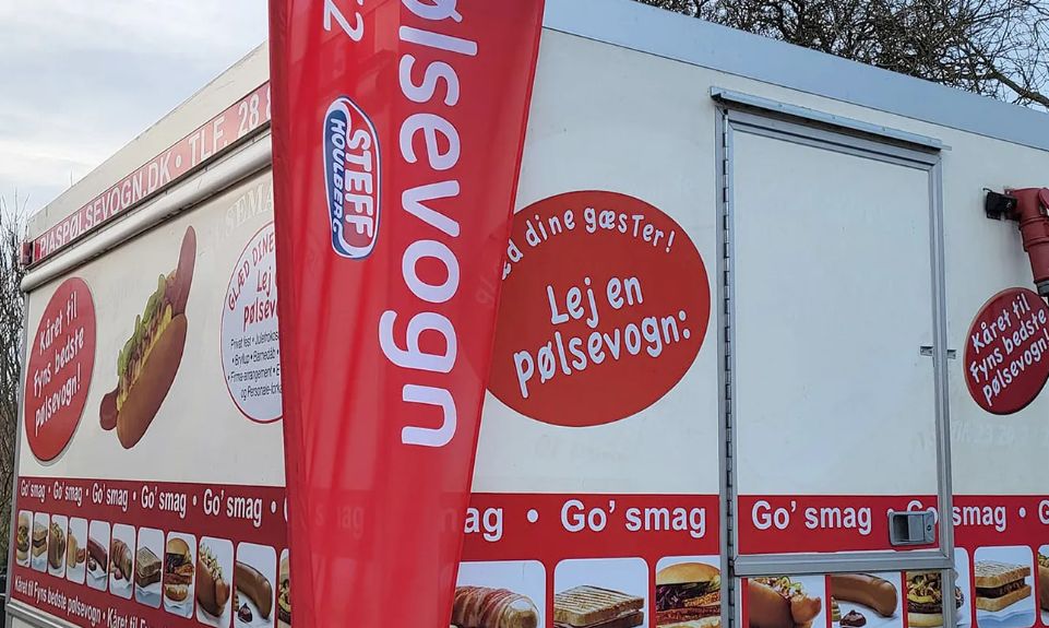 Pølsevogn til leje på Fyn til fest, event og firmaarrangement